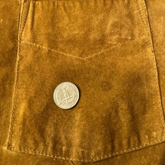 Men's Brown Suede Jacket - Picture 8 of 16